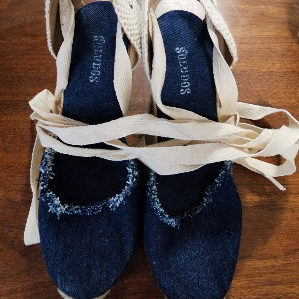 Soludos Espadrille Wedge/Denim